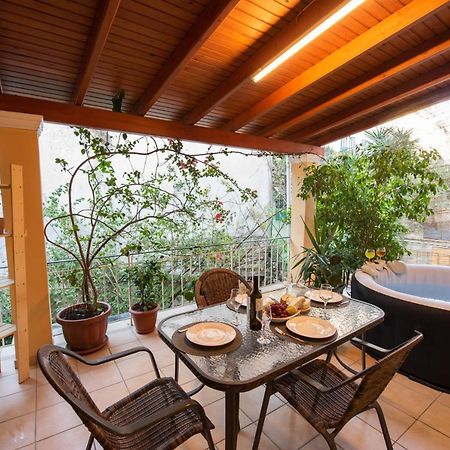 Luxury Katrinas Apartment With Outdoor Jacuzzi Corfu  외부 사진